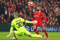 Video bóng đá Liverpool - Lille: Salah mở điểm, đã hay lại còn may (Cúp C1)