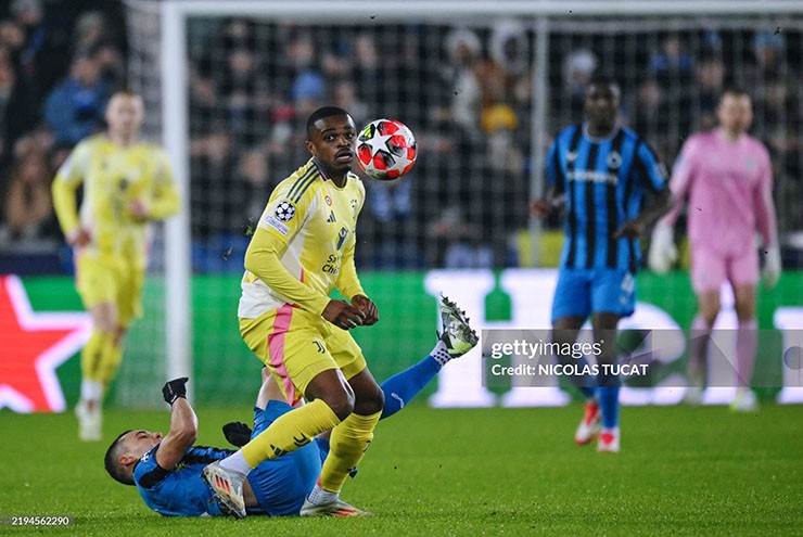 Juventus bế tắc trong khâu tìm đường vào khung thành&nbsp;Club Brugge