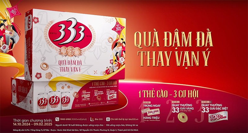 Bia 333: Quà đậm đà, thay vạn ý - 2