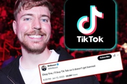 "Ông trùm YouTuber" MrBeast muốn góp tiền mua lại TikTok?