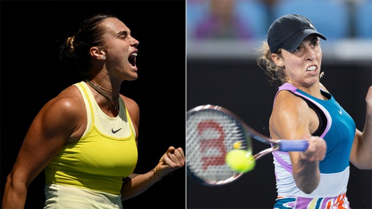 Sabalenka (váy vàng) được đánh giá cao hơn so với Madison Keys