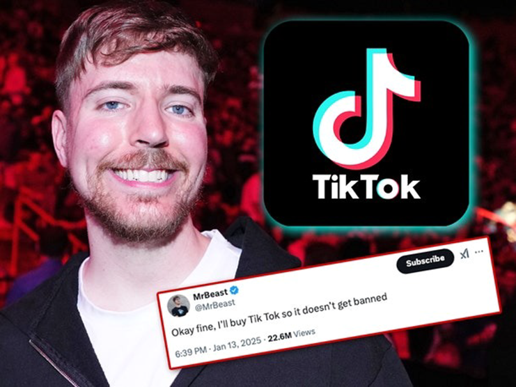 MrBeast có kế hoạch mua lại TikTok?