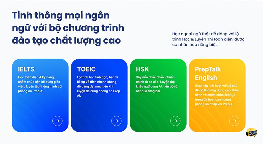 PREP mang đến giải pháp học ngoại ngữ toàn diện