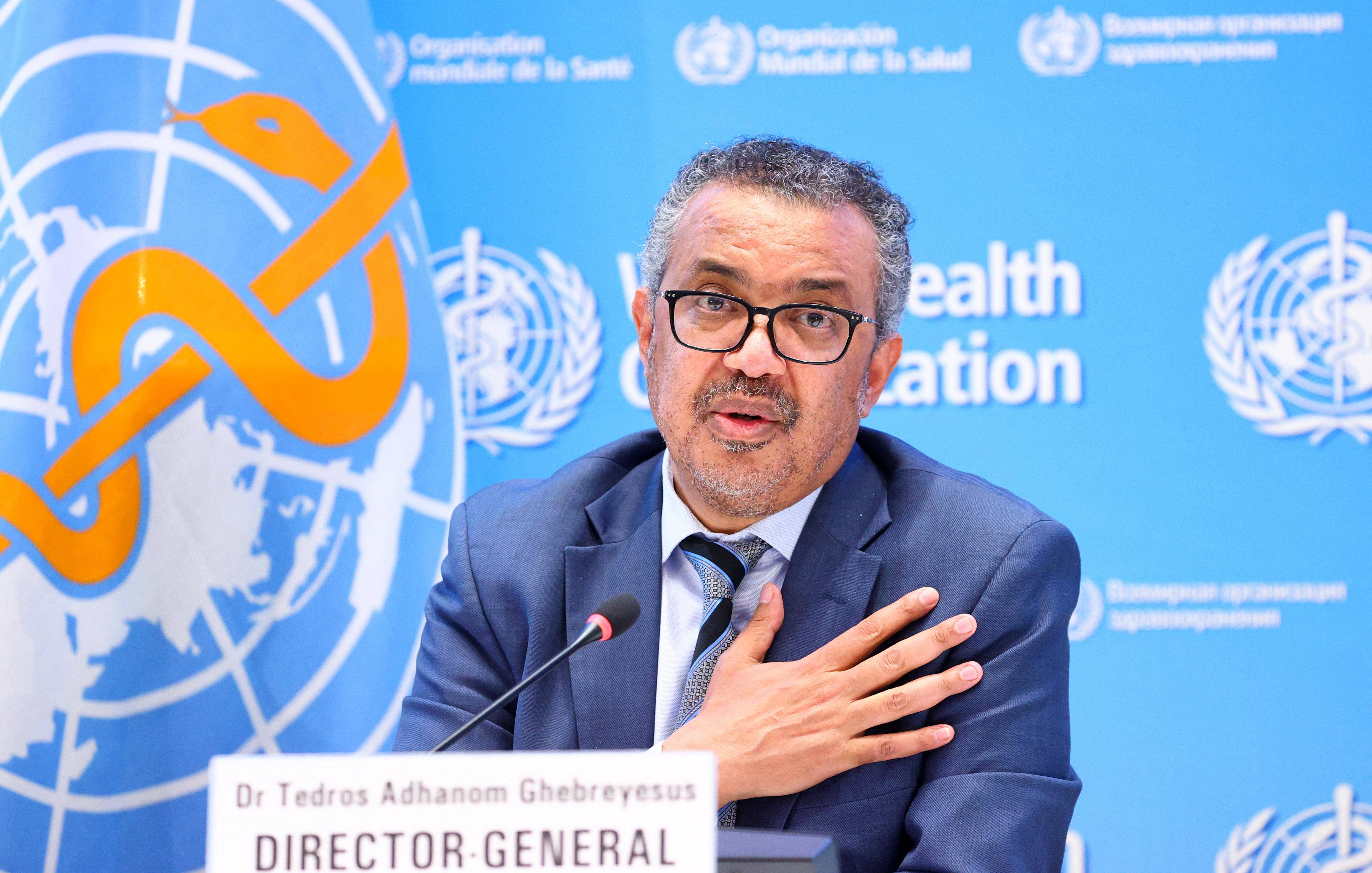 Tổng giám đốc WHO – ông Tedros Adhanom Ghebreyesus (ảnh: Reuters)