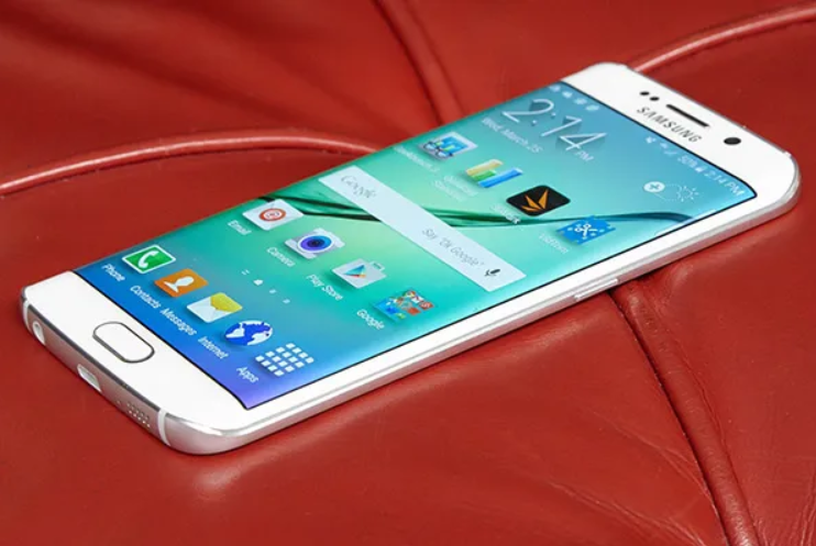 Samsung Galaxy S6 Edge.