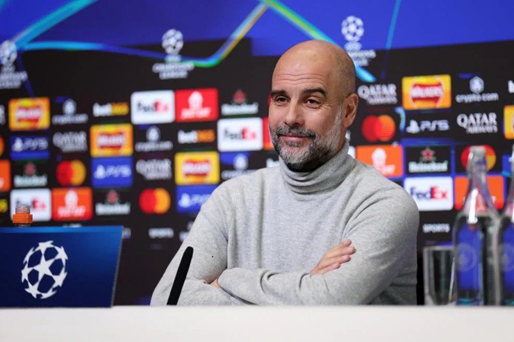 HLV Pep Guardiola phát biểu trước trận Man City gặp&nbsp;Club Brugge