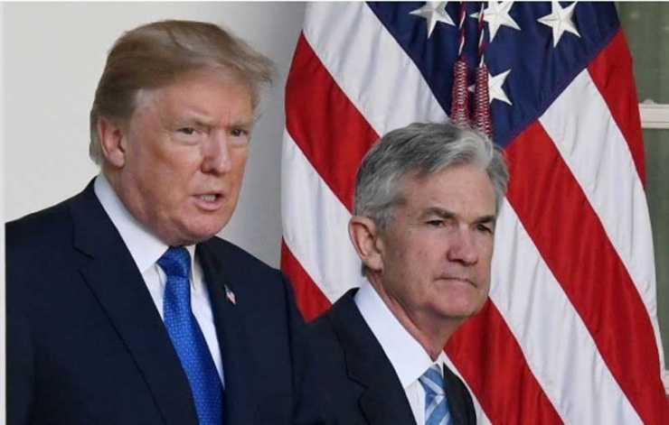 Mối quan hệ giữa ông Trump và Chủ tịch Fed căng thẳng từ nhiệm kỳ trước. Ảnh: CNBC