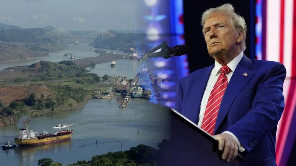 Tổng thống Donald Trump có thực sự muốn Kênh đào Panama?. Ảnh: GLOBAL NEWS