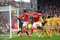 Video bóng đá Nottingham Forest - Brighton: Đỉnh cao 2 hat-trick, 7 bàn không tưởng (Ngoại hạng Anh)