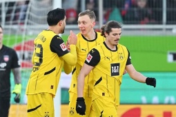 Video bóng đá Heidenheim - Dortmund: Chiến thắng sát nút mừng tướng mới (Bundesliga)