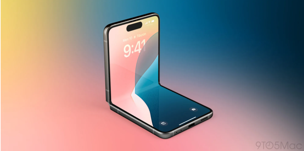 Ảnh concept iPhone màn hình gập.