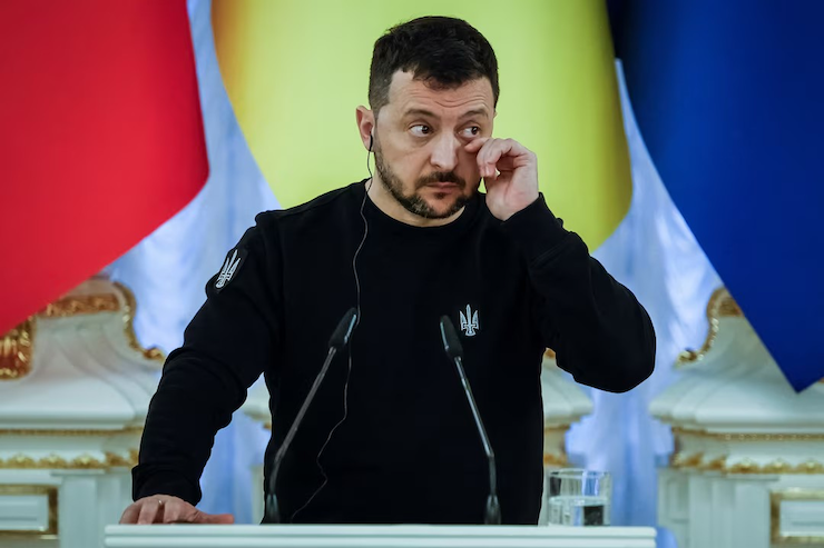 &nbsp;Tổng thống Ukraine Volodymyr Zelensky. Ảnh: Reuters.