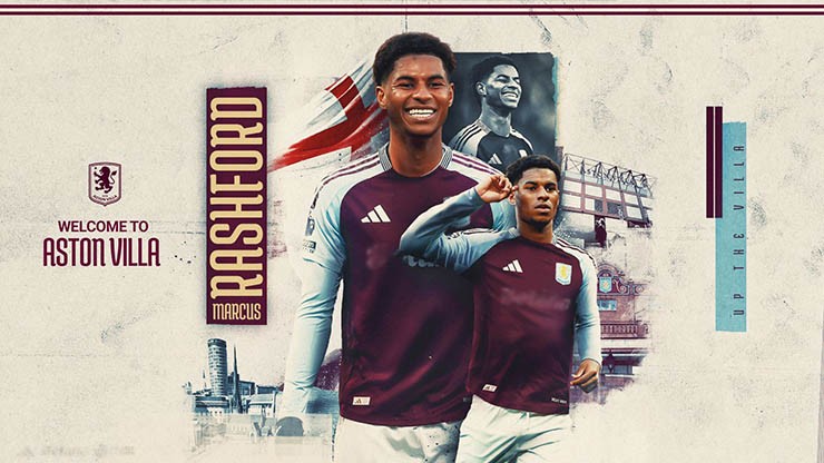 Aston Villa khẳng định tham vọng khi mượn thành công Rashford