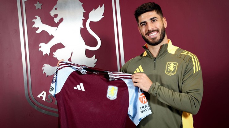 Asensio gia nhập Aston Villa