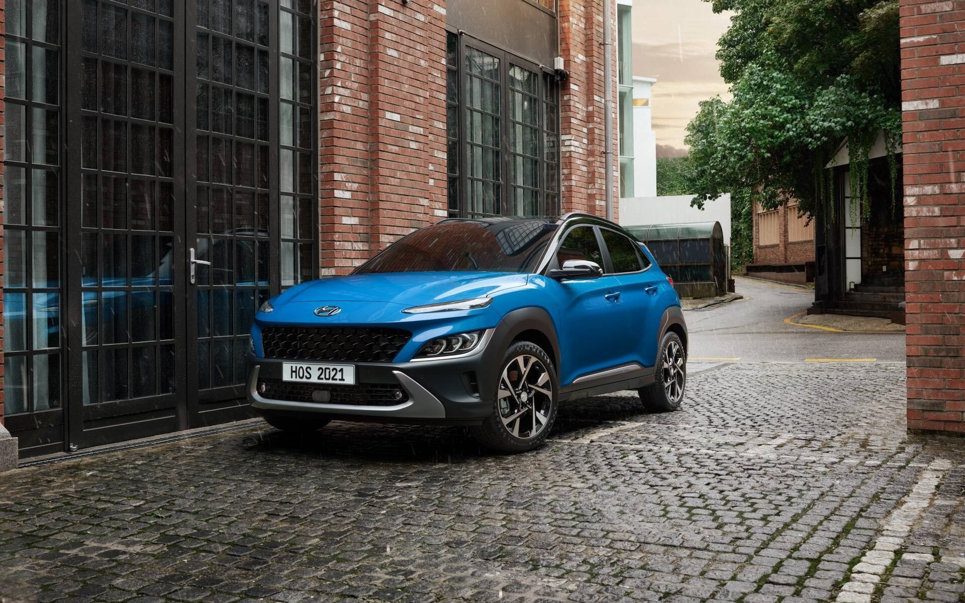 Hyundai Kona&nbsp;có thiết kế trẻ trung, năng động.