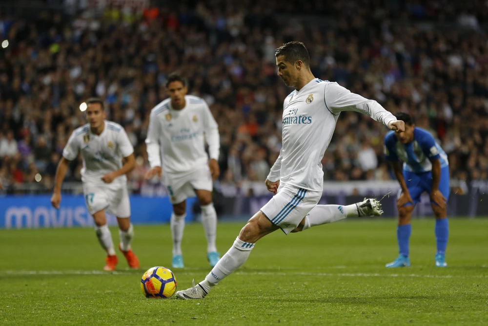 Siêu sao Ronaldo giành nhiều thành công nhất khi còn khoác áo Real Madrid. Ảnh: GETTY.