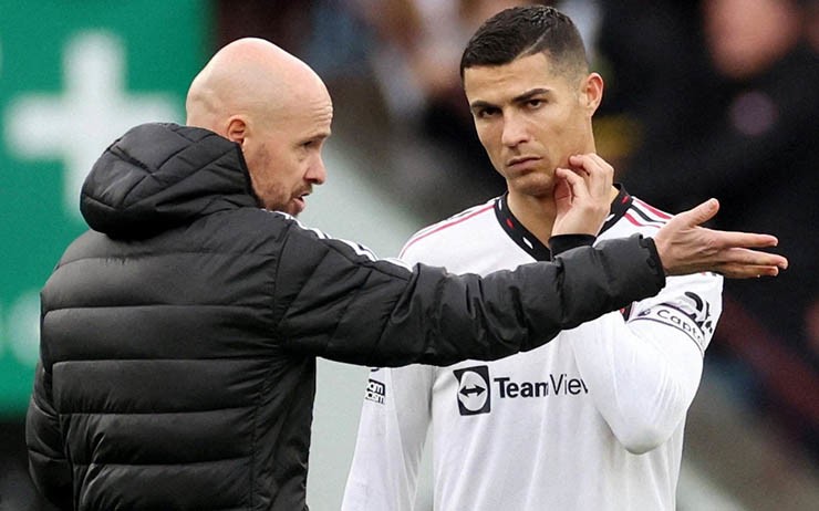 Ronaldo chưa quên mối thù cũ với HLV Erik Ten Hag