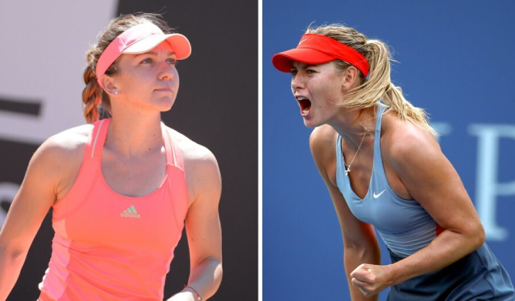 Sau bi kịch bị cấm thi đấu vì sử dụng doping, Halep (bên trái) và Sharapova (bên phải) đều đã giải nghệ