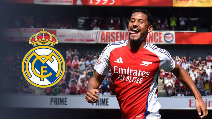 Saliba có thể gia nhập Real Madrid với mức giá khủng