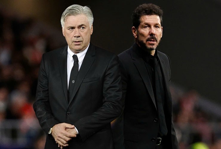 Ancelotti và Simeone xoa dịu căng thẳng trước thềm đại chiến