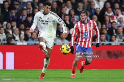 Video bóng đá Real Madrid - Atletico Madrid: Cay đắng penalty, Mbappe ghi dấu ấn (La Liga)