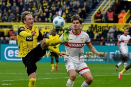 Video bóng đá Dortmund - Stuttgart: Hiệp 2 tưng bừng, thẻ đỏ đau đớn (Bundesliga)