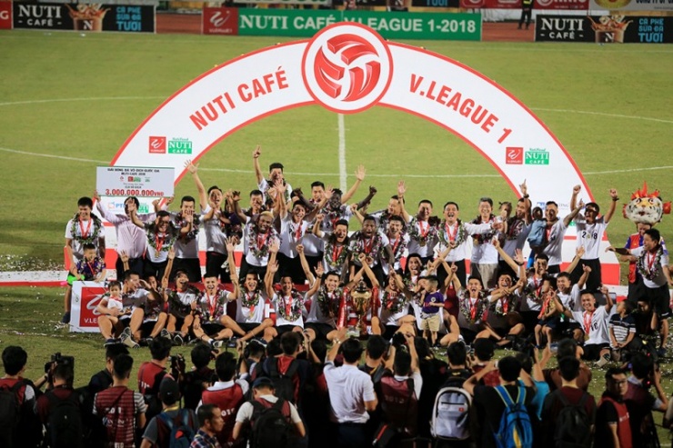 Hà Nội FC là biểu tượng của V.League với 6 chức vô địch.