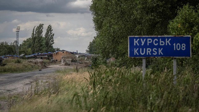 Biên giới Nga - Ukraine ở tỉnh Kursk. (Ảnh: Reuters)