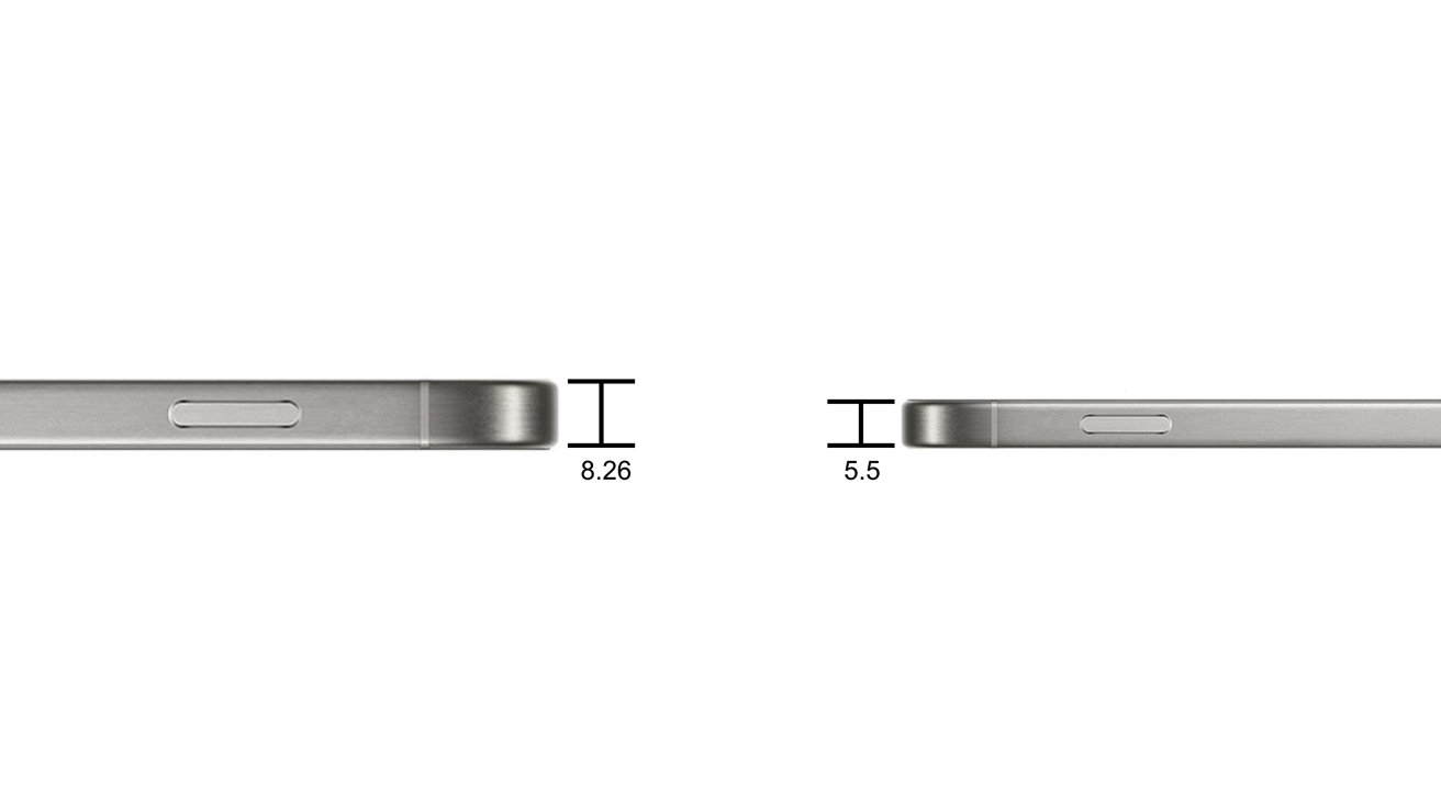 iPhone 17 "Air" hoặc iPhone 17 "Slim" sẽ cực mỏng.