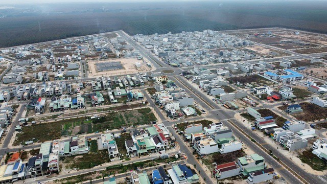 Người dân có đất bị thu hồi làm sân bay Long Thành được tái định cư tại khu tái định cư Lộc An - Bình Sơn