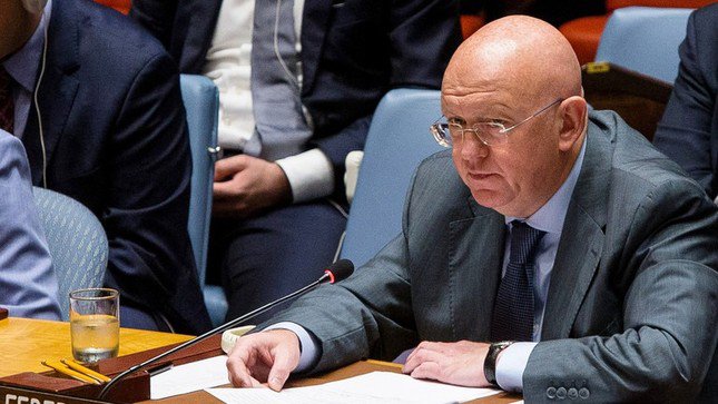 Đại sứ Nga tại Liên Hợp Quốc Vassily Nebenzia. (Ảnh: Sputnik)