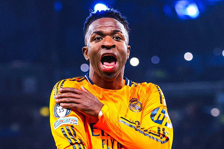 Vinicius&nbsp;được bầu là cầu thủ xuất sắc nhất trận Real thắng Man City