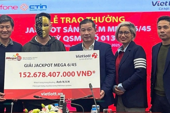 Người nhận Jackpot 152 tỷ đồng giấu con việc trúng số