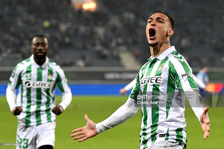 Antony liên tục tỏa sáng ở Real Betis