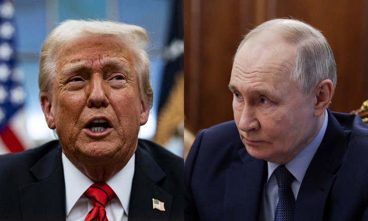 Tổng thống Mỹ Donald Trump gần đây đã có cuộc điện đàm quan trọng với Tổng thống Nga Vladimir Putin. Ảnh: Shutterstock/EPA.