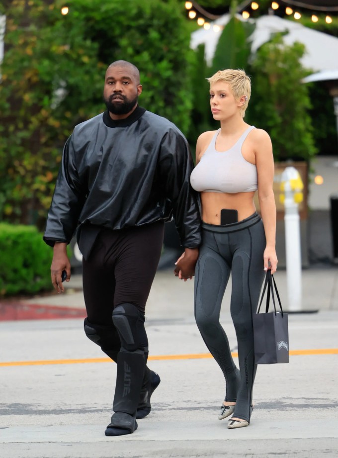 Bianca và Kanye đầu năm 2023. Ảnh: GC