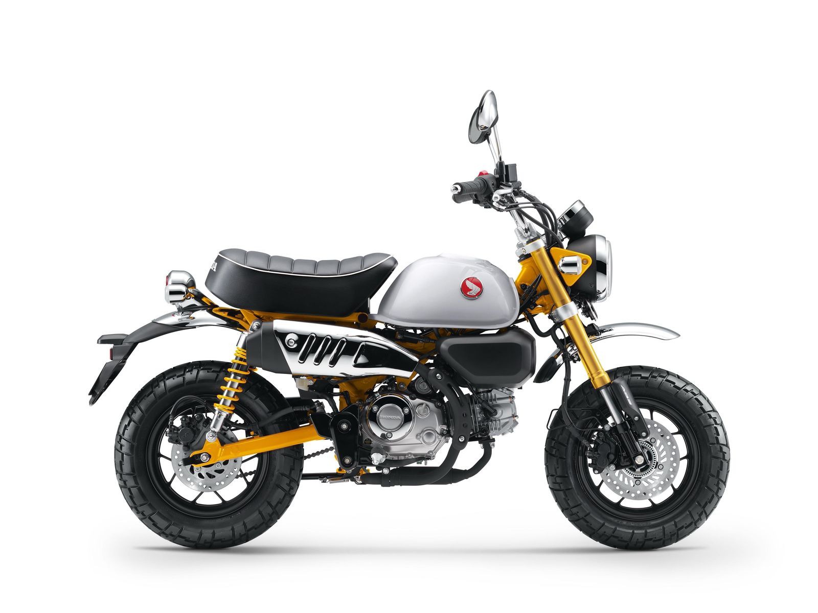 Honda&nbsp;Monkey 125 2025 với&nbsp;màu Vàng Turmeric Yellow mới.