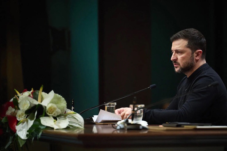 Tổng thống Ukraine Volodymyr Zelensky. Ảnh: Reuters.