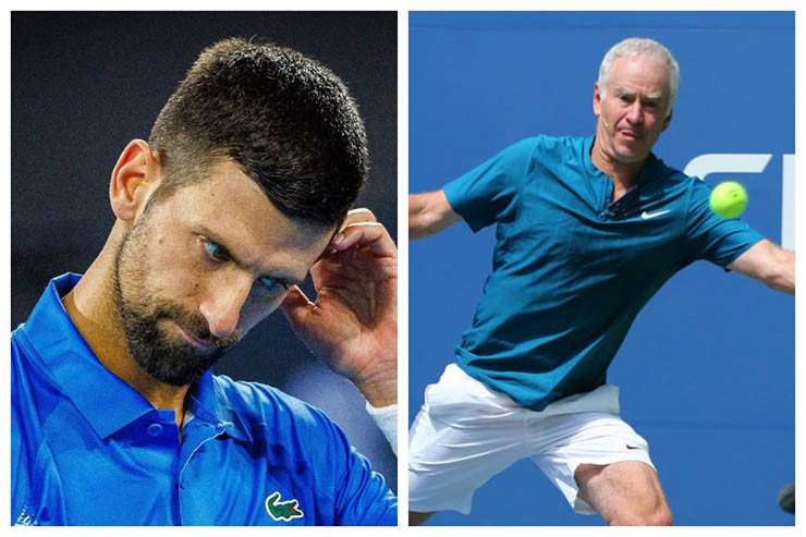 Djokovic mâu thuẫn với huyền thoại John McEnroe