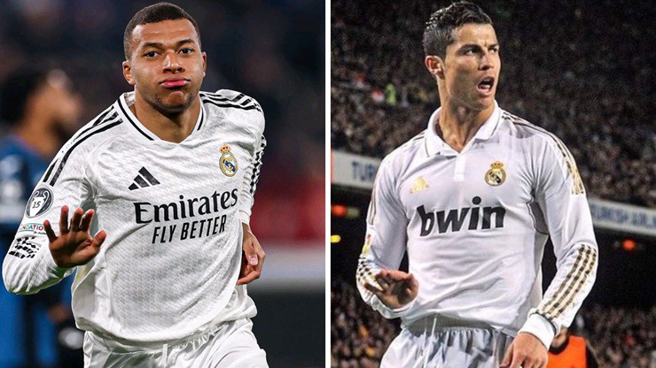 Mbappe dần cho thấy anh đủ khả năng&nbsp;tiếp bước Ronaldo tại Real Madrid&nbsp;