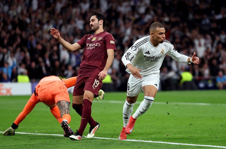 Mbappe tỏa sáng giúp Real Madrid loại Man City khỏi Champions League