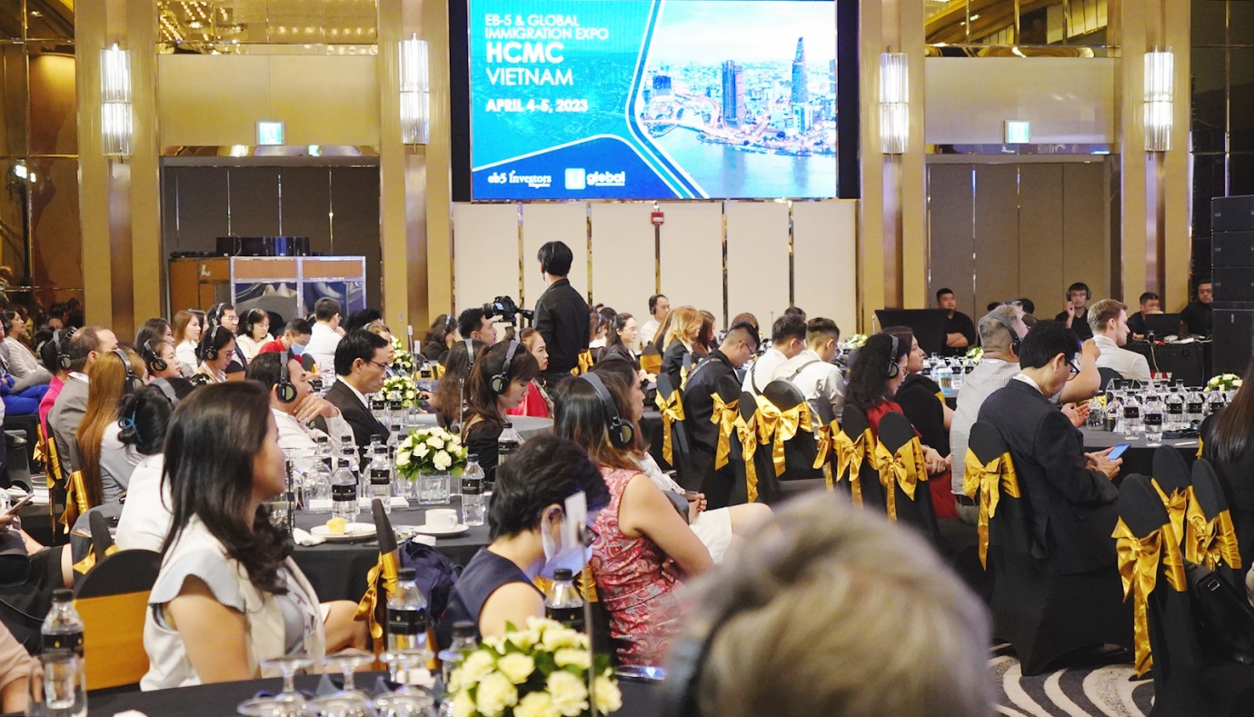 Không khí sang trọng, chuyên nghiệp tại Triển lãm Đầu tư EB-5 & Di trú Toàn cầu 2023