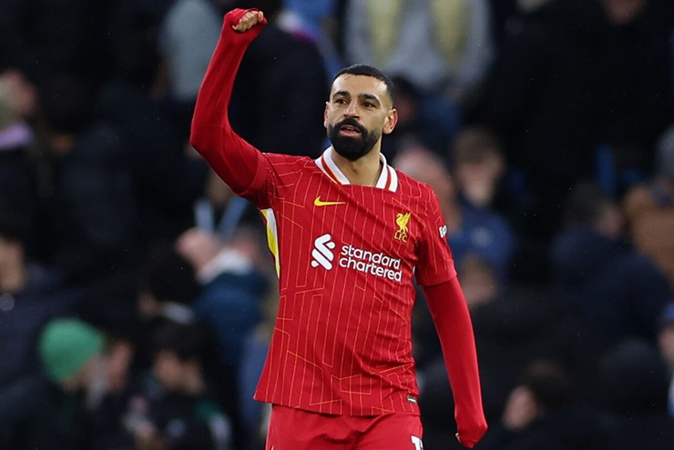 Salah ghi 1 bàn và 1 kiến tạo giúp Liverpool đánh bại Man City