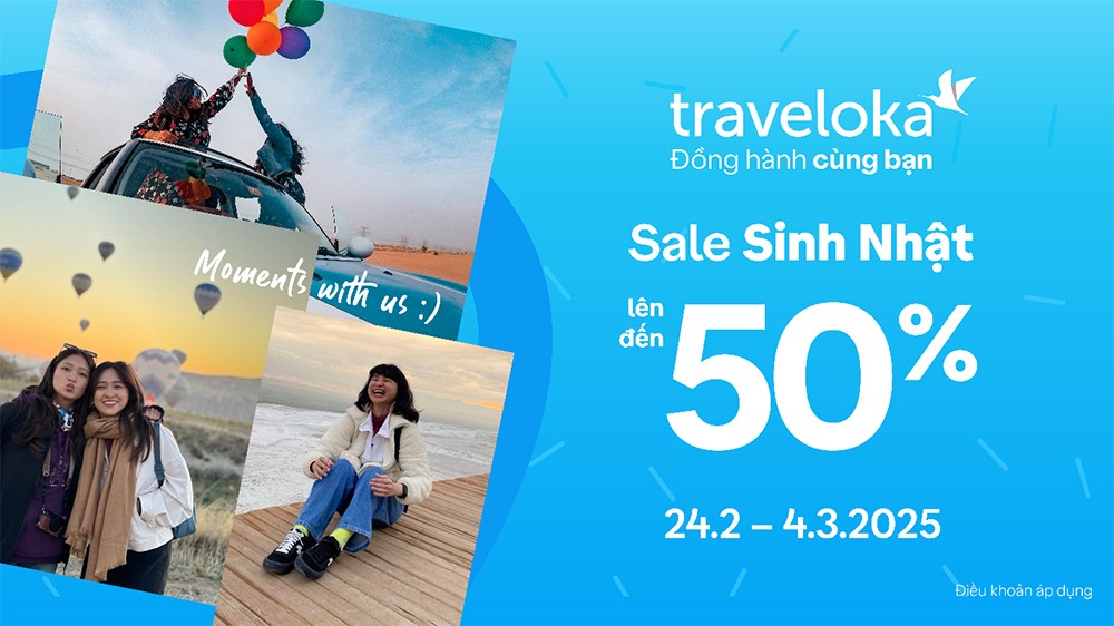 Traveloka mừng sinh nhật 13 tuổi với nhiều ưu đãi cho hàng triệu du khách trên khắp thế giới - 1