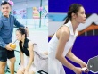 Lý Hoàng Nam chăm vợ xinh trên sân pickleball, hot girl bóng rổ nằm sân sau 13 trận