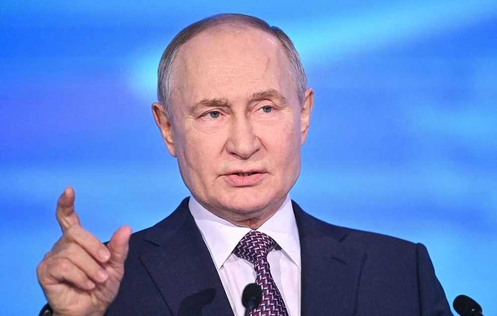 Tổng thống Nga Vladimir Putin. Ảnh: TASS