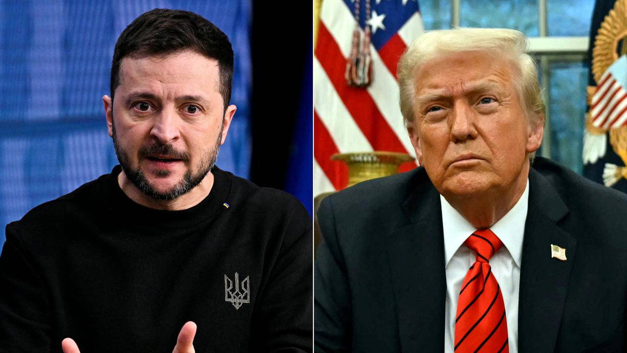 Tổng thống Mỹ Donald Trump (phải) nói ông Zelensky sẽ sớm tới Washington để ký thỏa thuận khoáng sản. Ảnh: The Australian.