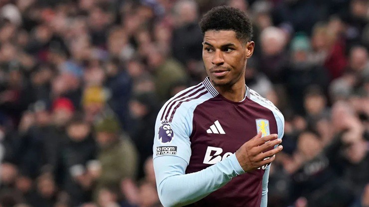 Rashford đang thi đấu cho Aston Villa theo dạng cho mượn từ MU