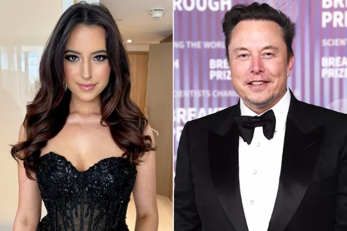 Tác giả thiếu nhi Ashley St. Clair và Elon Musk. Ảnh: X Ashley St. Clair/Film Magic