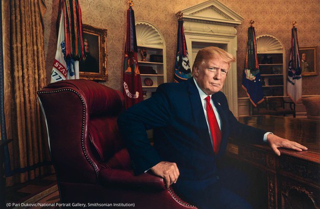 Tổng thống Donald Trump. Ảnh: National Portrait Gallery